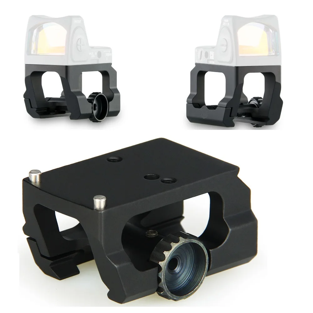 Soporte elevador para mira de punto rojo airsoft MOLLE Picatinny - imagen 2