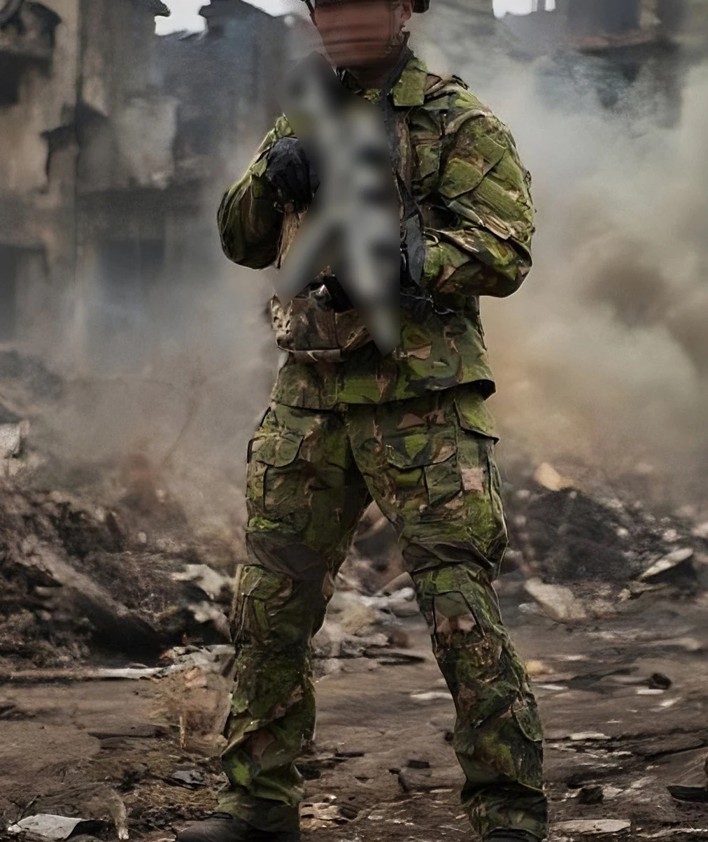 Traje camuflaje cinco hojas Gen3 táctica para exteriores holgado - imagen 4
