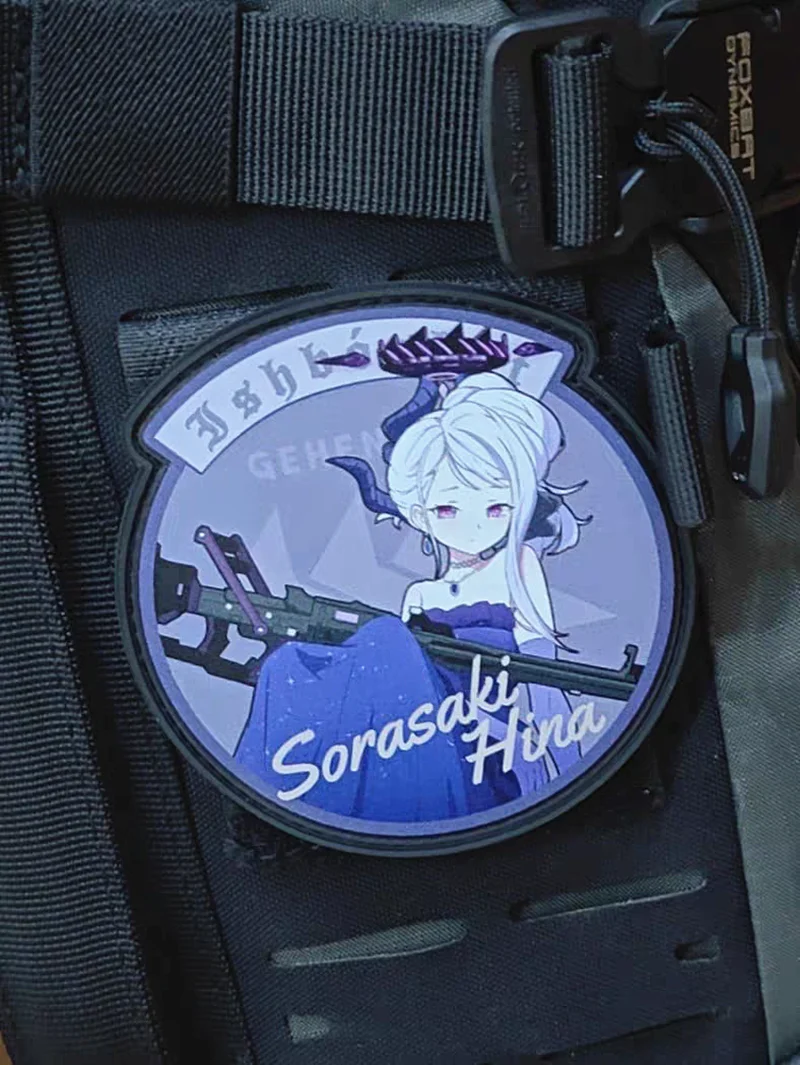 Blue Archives parche táctico velcro Shirako Nonomiya Gun Girl - imagen 5
