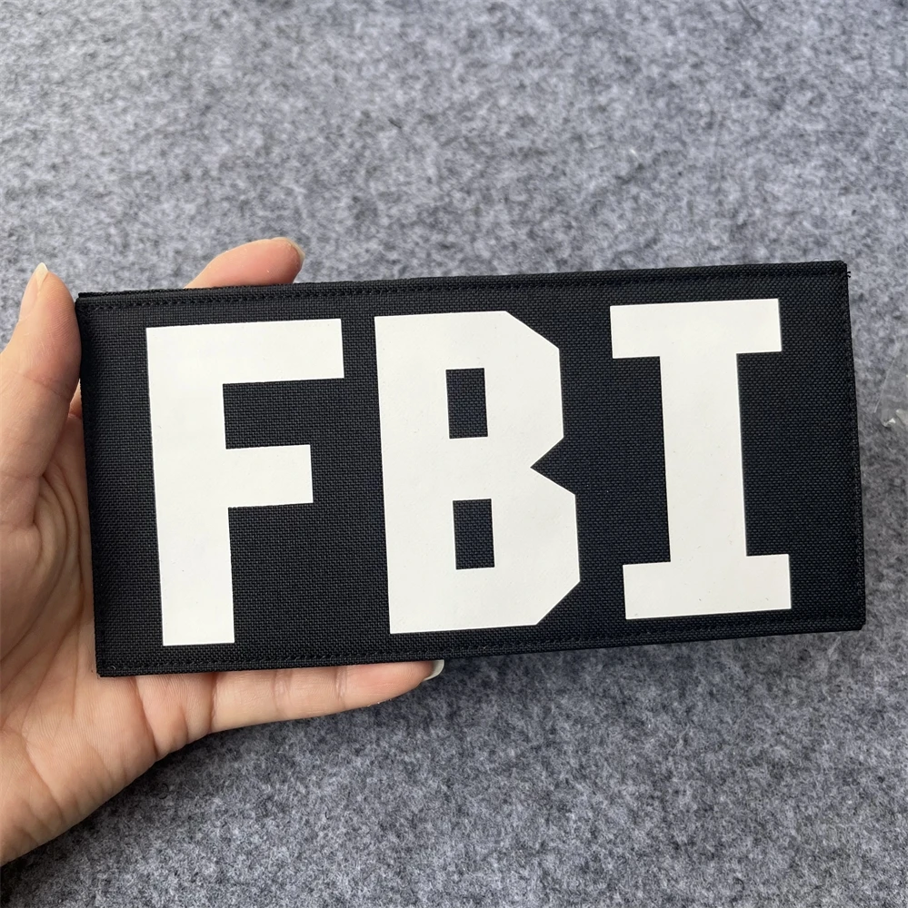 Parche táctico de gancho y bucle FBI – Para chaleco MOLLE mochila - imagen 3
