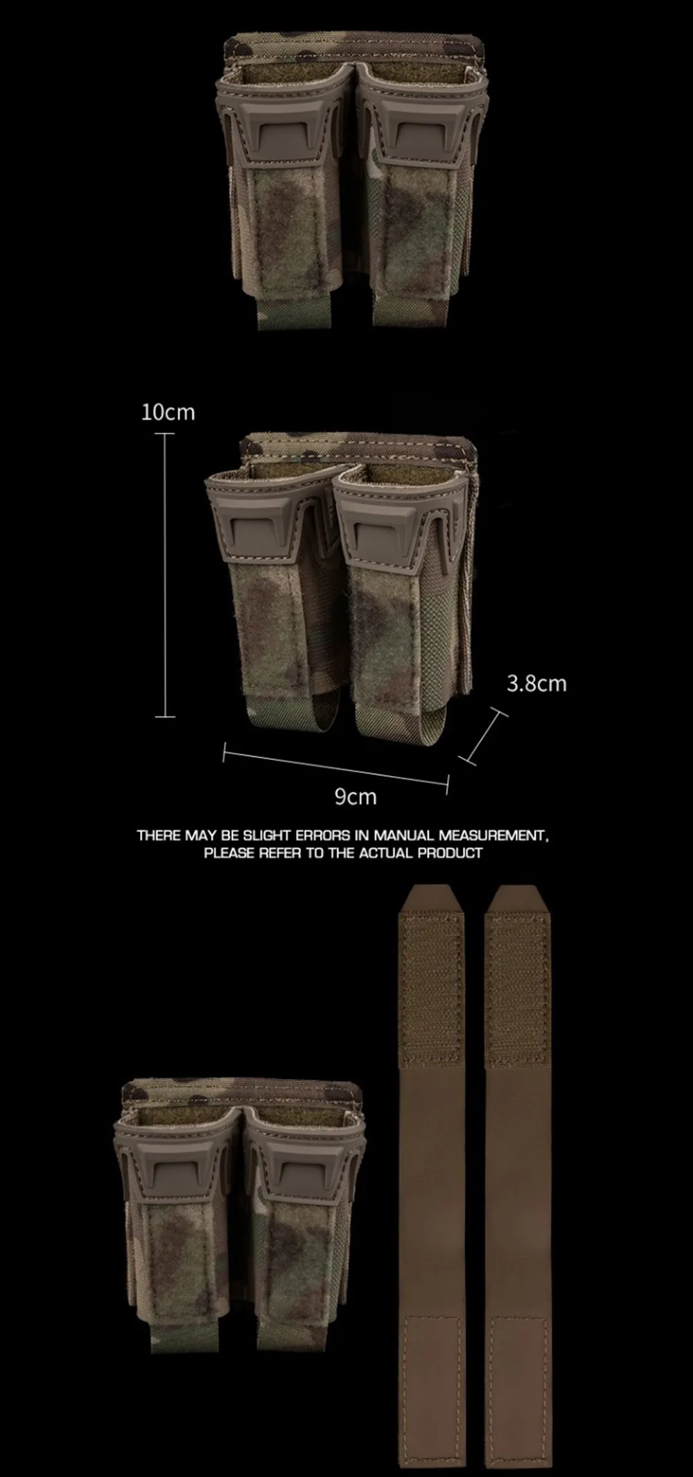 Conjunto en color y compatibilidad MOLLE