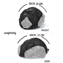 Cubierta casco táctico Mtek malla protección airsoft caza