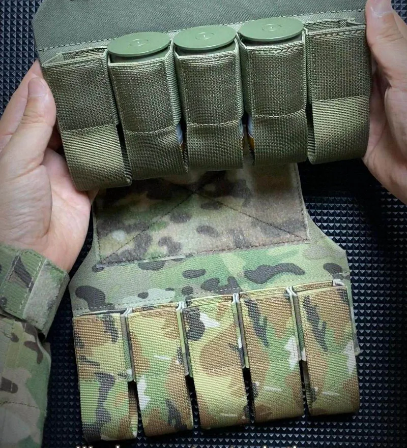 Porta granadas táctico MOLLE para chaleco portaplacas y airsoft - imagen 3