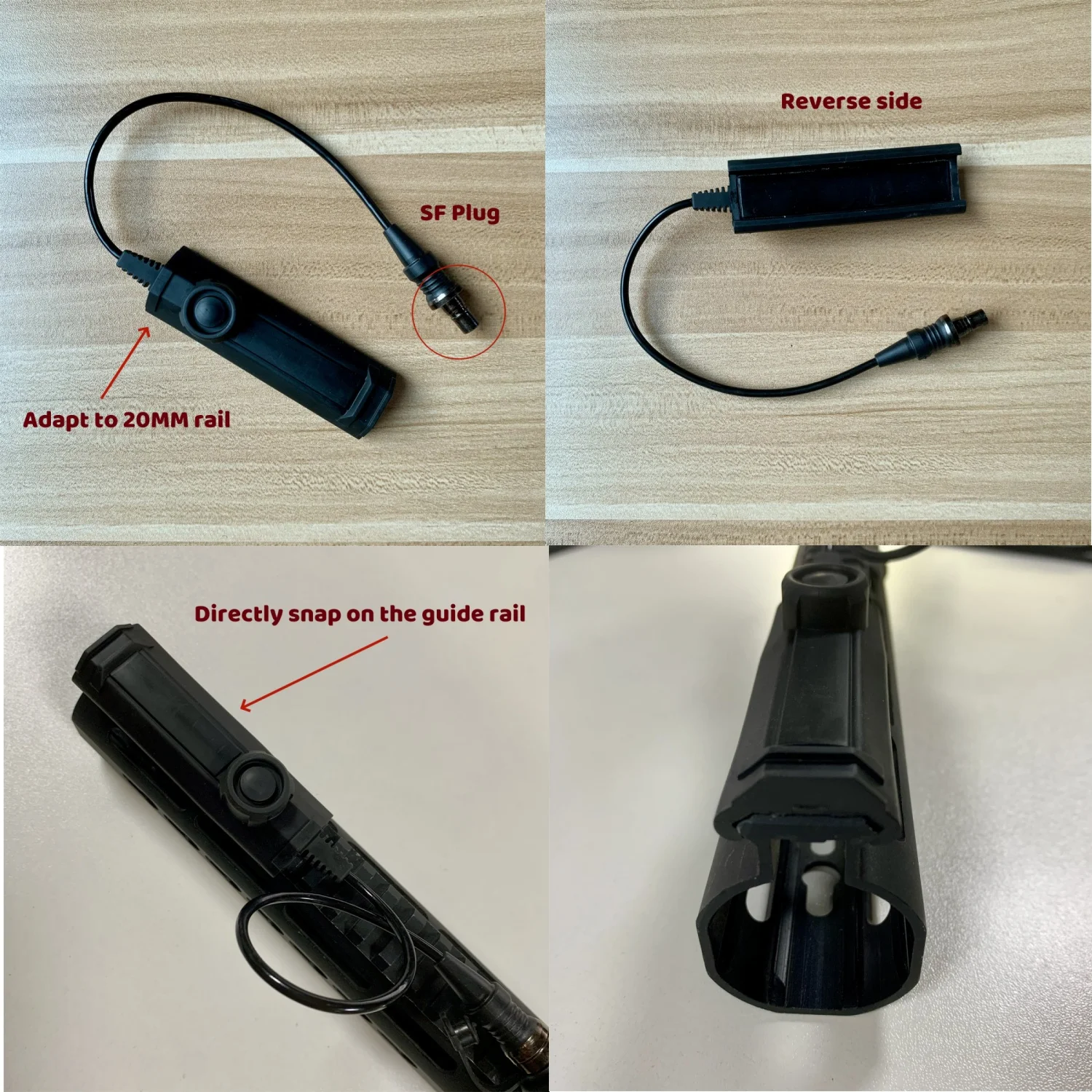 Surefire linterna táctica con montura Picatinny para fusil - imagen 5