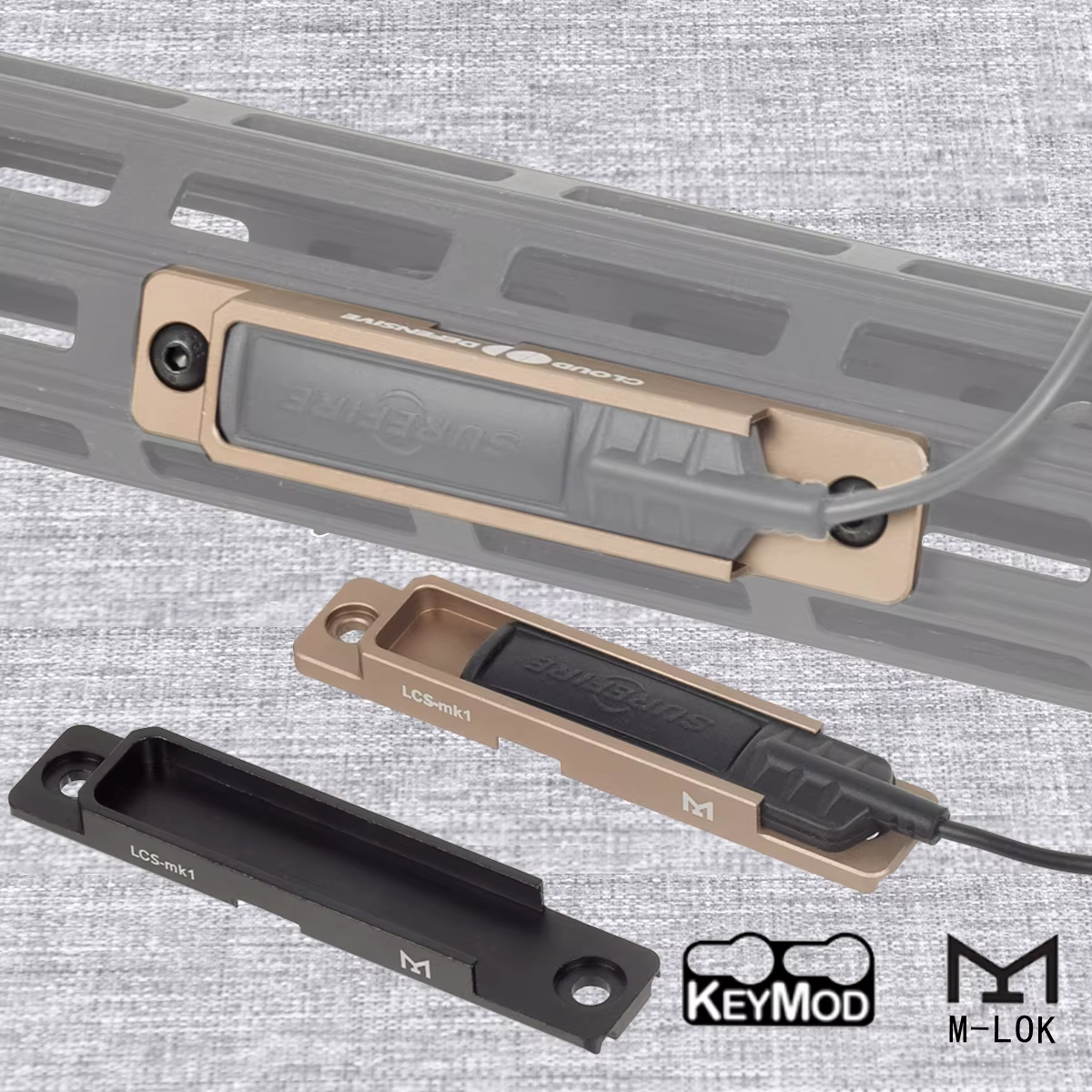 Surefire linterna M600 con cinta remota y almohadilla de presión - imagen 5