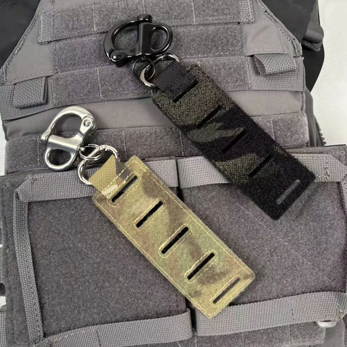 Hebilla táctica de liberación rápida camuflaje con gancho y bucle - imagen 2