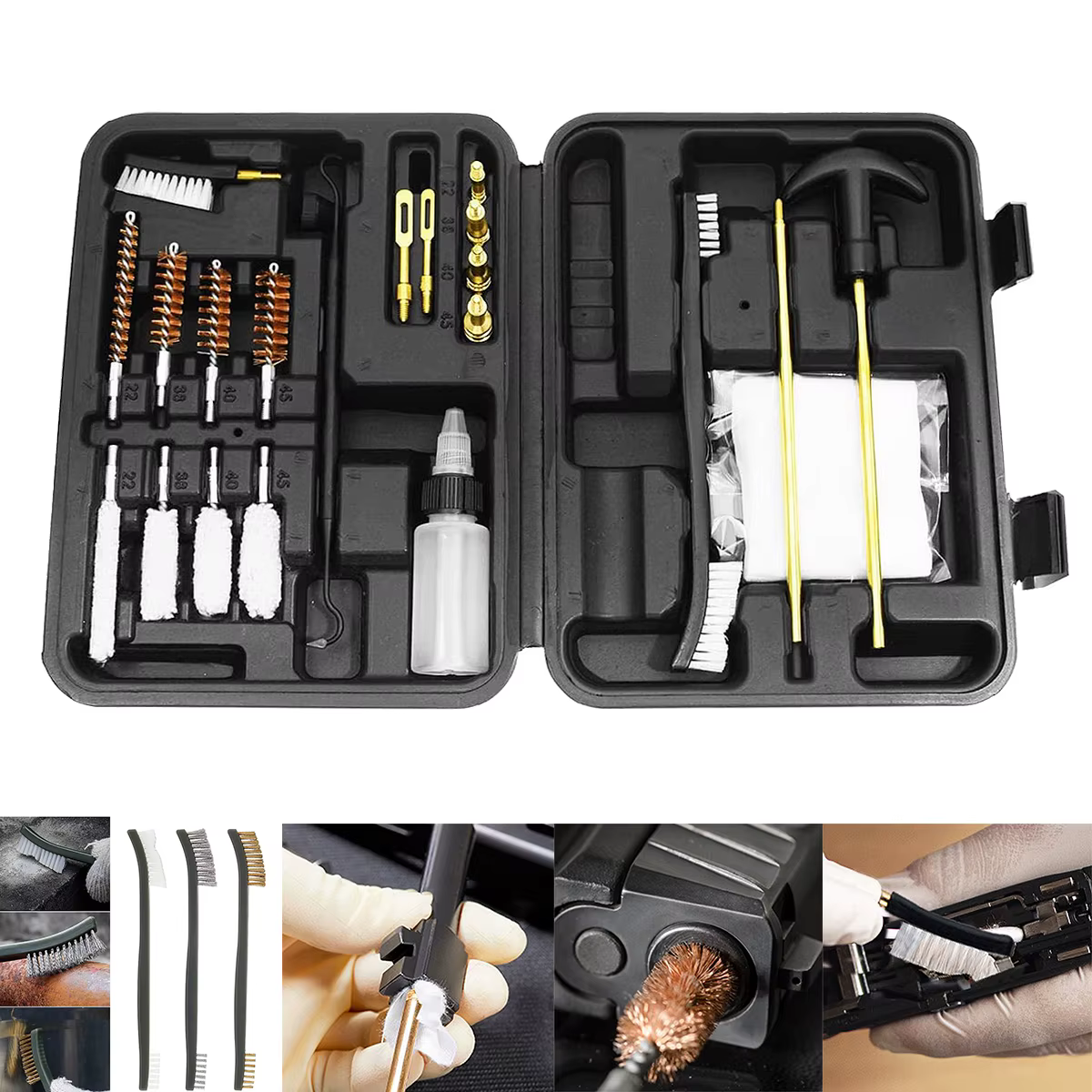 Kit limpieza universal para pistola y rifle – accesorios profesionales - imagen 4
