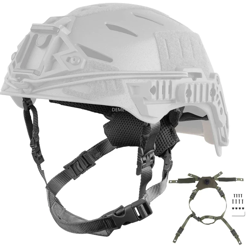Correas tácticas de suspensión y mentonera para casco Wendy - imagen 3