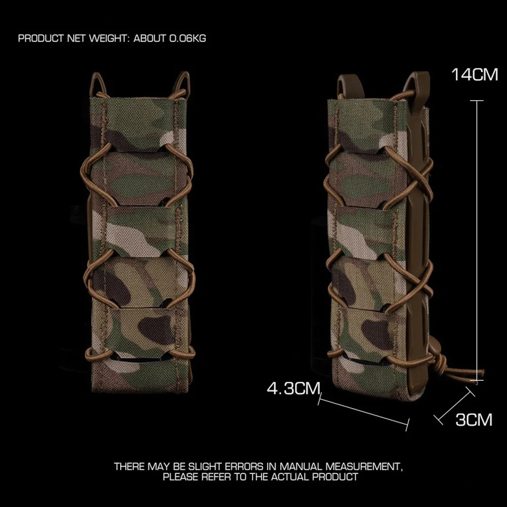 Funda táctica V2 para cargador 9 mm con solapa liberación rápida – - imagen 4