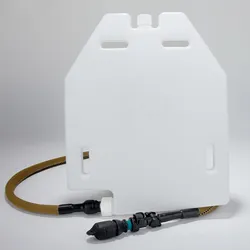 Soporte botella agua táctico MOLLE ajustable con manguera hidratación
