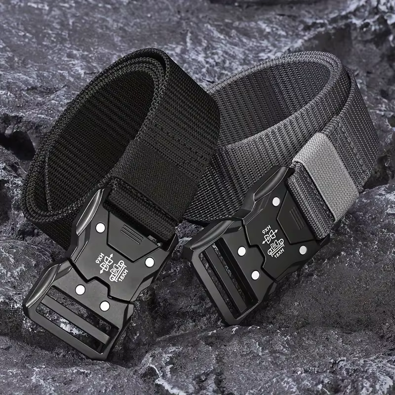 Cinturón táctico hebilla automática resistente outdoor unisex - imagen 5