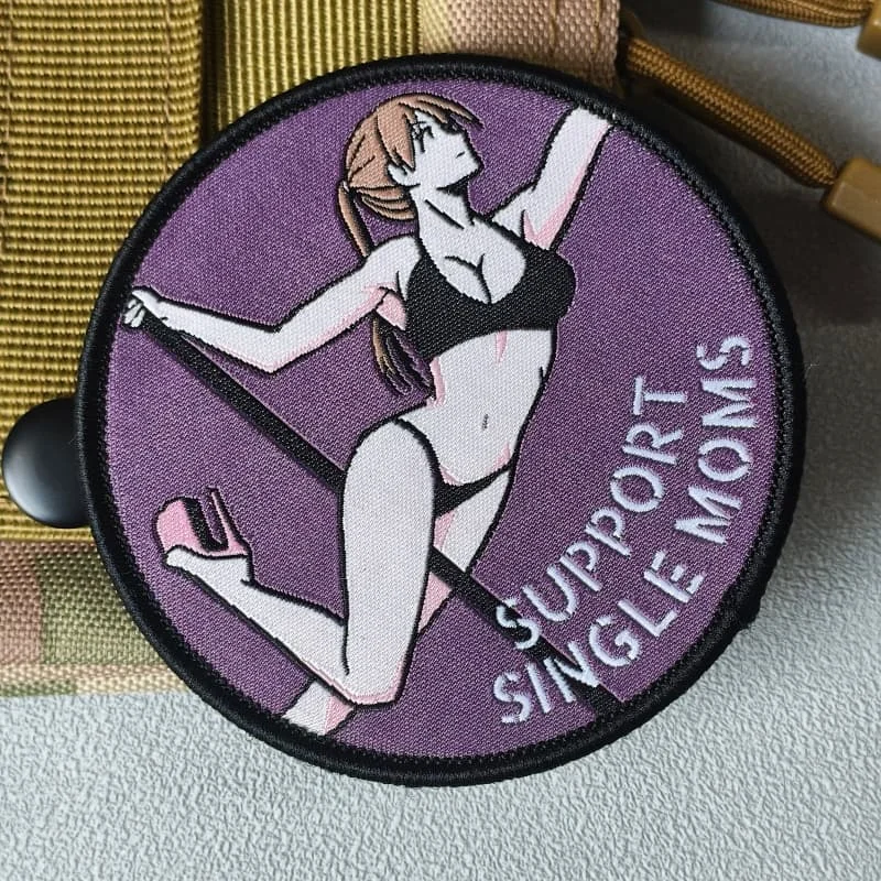 Parche táctico anime gancho y bucle para mochila, ropa - imagen 2