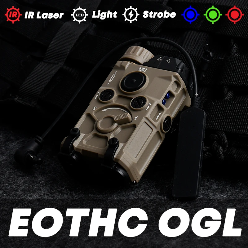 EOTEC OGL láser para airsoft multicolor con riel Picatinny - imagen 2