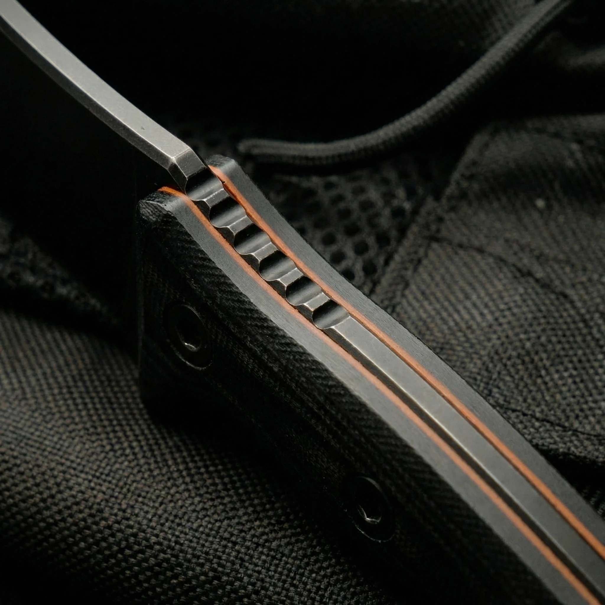 Cuchillo fijo acero para exteriores y emergencia, portátil - imagen 4