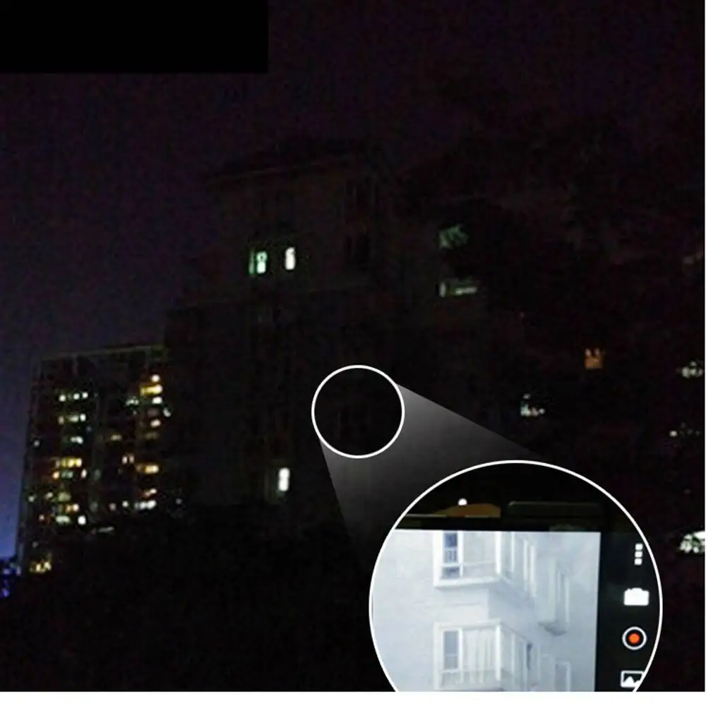 Linterna táctica LED con iluminador IR 850nm y zoom - imagen 4