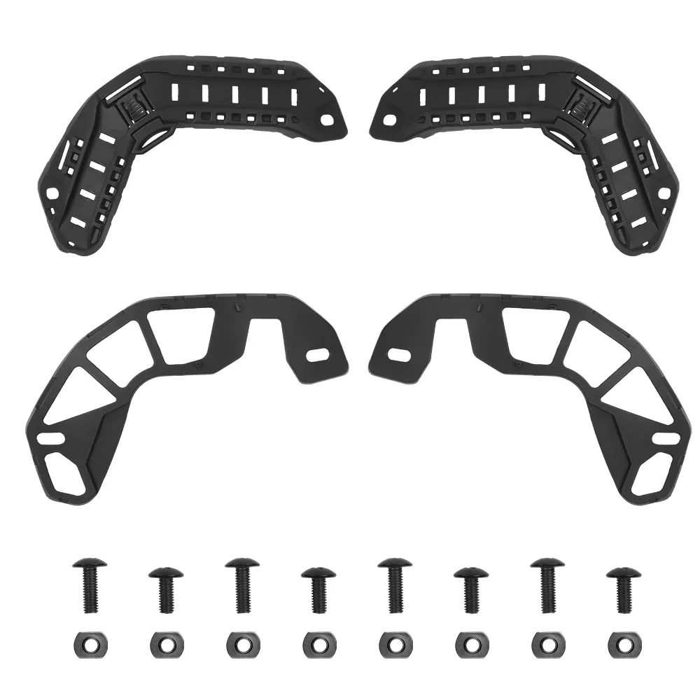 Kit rieles para casco táctico doble capa – Montaje rápido - imagen 3