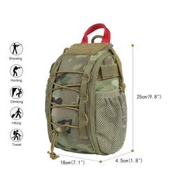 IFAK Kit de primeros auxilios táctico para supervivencia y acampada