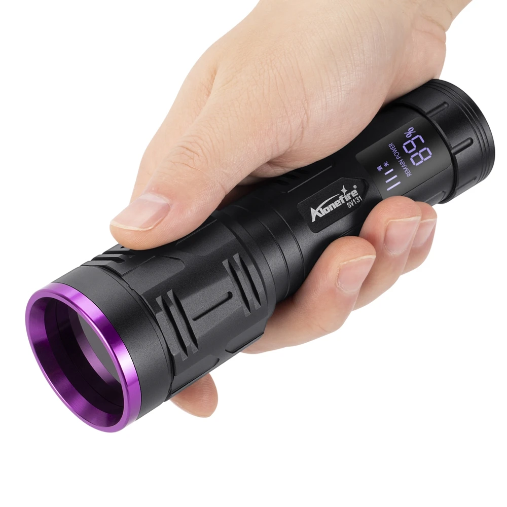 Linterna UV Alonefire SV131 completa