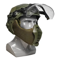Casco táctico airsoft Wendy 3,0 para caza y paintball