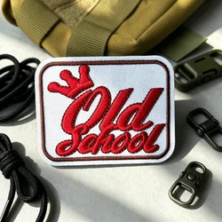 Parche táctico bordado motociclista vintage – Velcro
