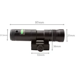 Mira láser táctica recargable rojo, verde para Picatinny y M-LOK
