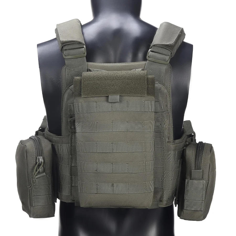 Chaleco MOLLE con triple bolsa de almacenamiento multifuncional - imagen 3