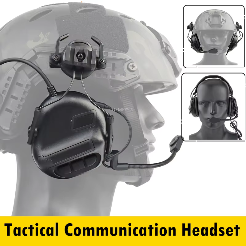 Auriculares tácticos con PTT para caza mayor y reducción de ruido - imagen 2