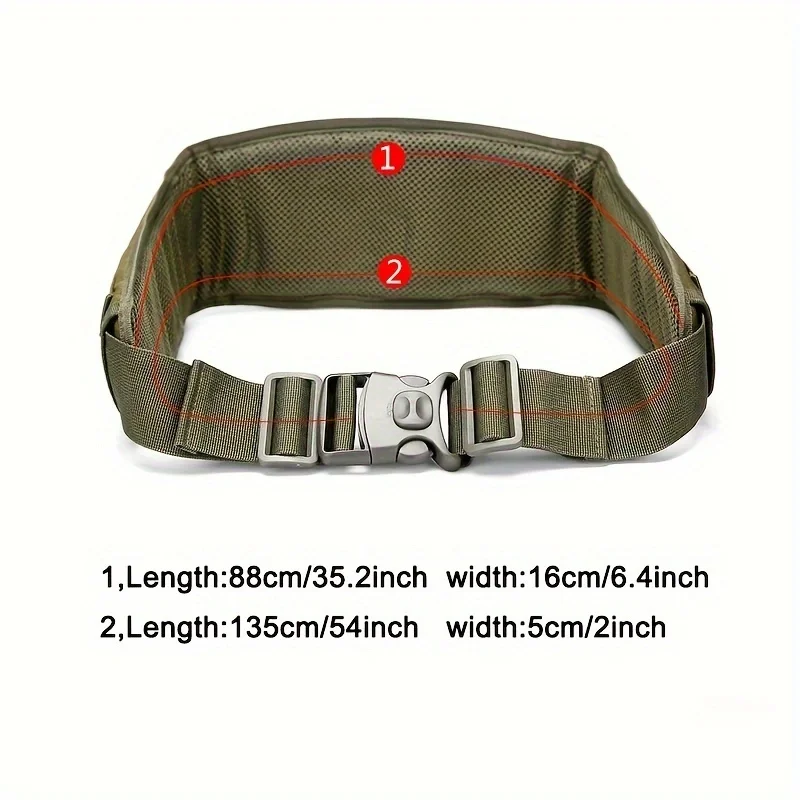 Cinturón táctico MOLLE camuflaje – Airsoft y outdoor - imagen 5