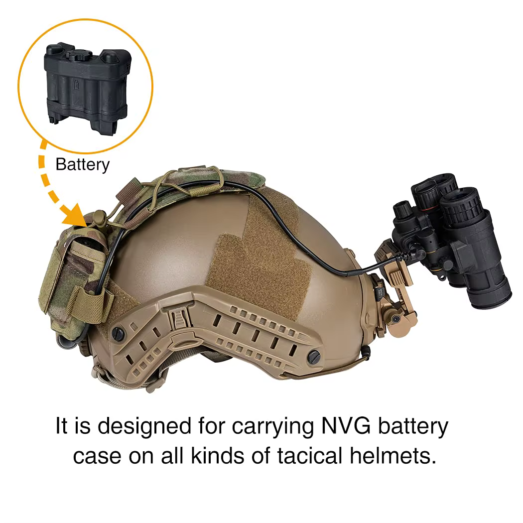 BOOIU Bolsa de peso para casco MK1 – Contrapeso táctico compacto - imagen 2