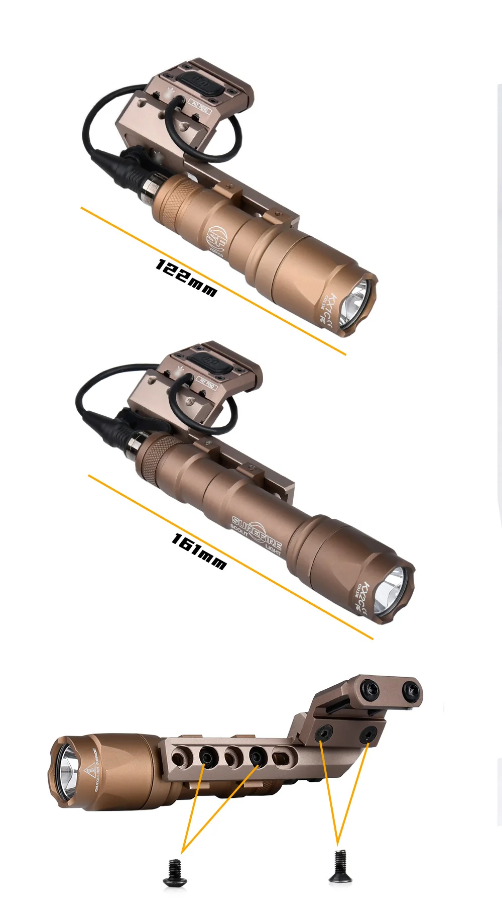 Modos de luz mostrados en imagen