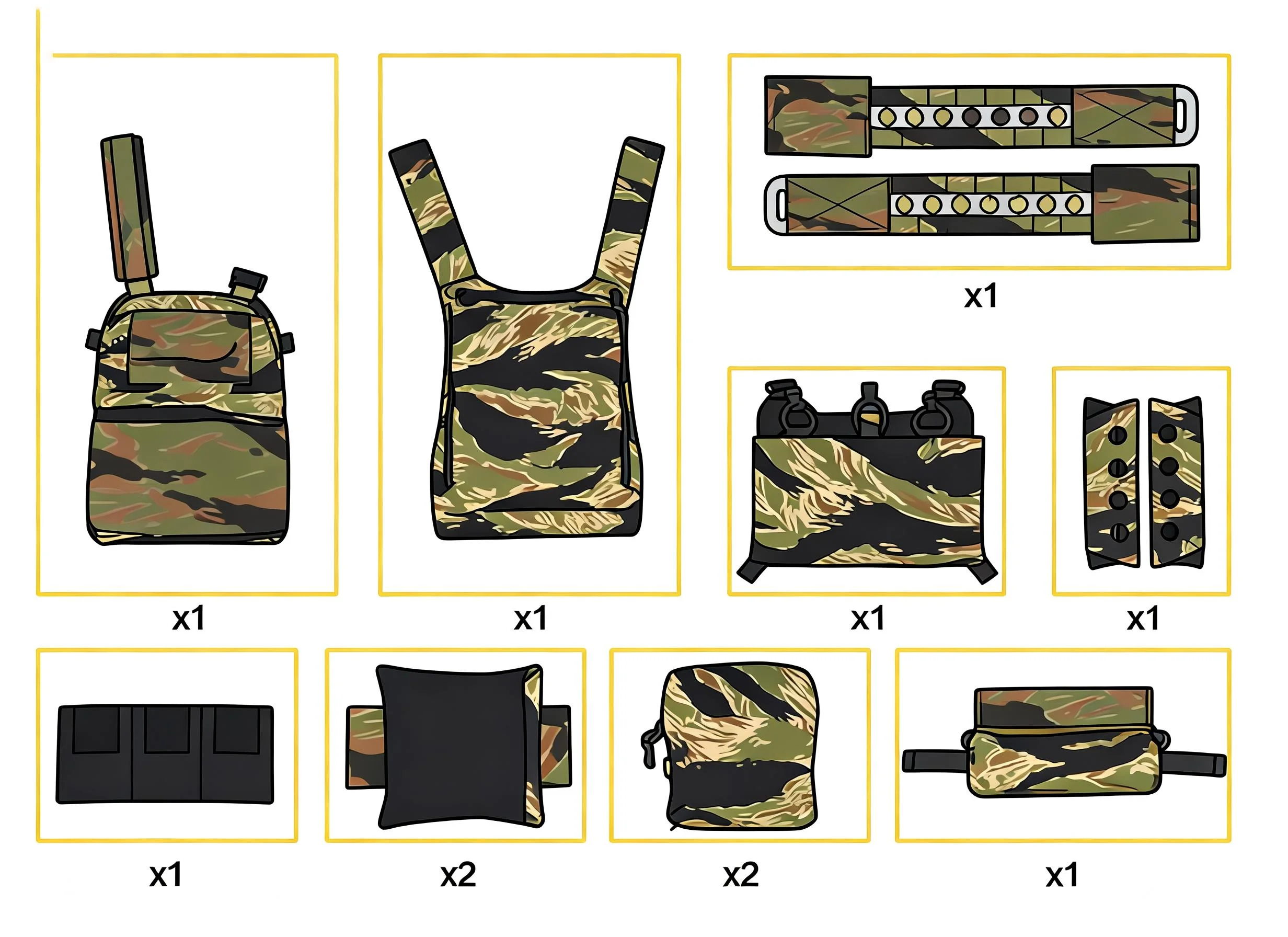 FCPC V5 chaleco portaplacas táctico modular ligero ajustable airsoft - imagen 3