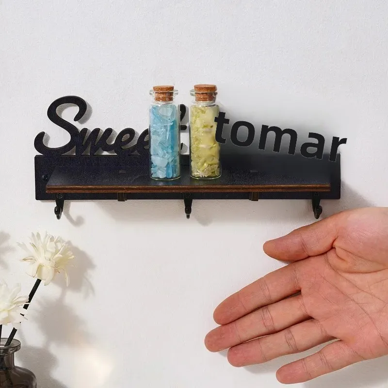 Sweet Home colgador de llaves de pared madera con perchero