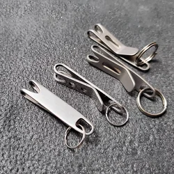 Mosquetón EDC de Titanio con llavero táctico antipérdida ligero
