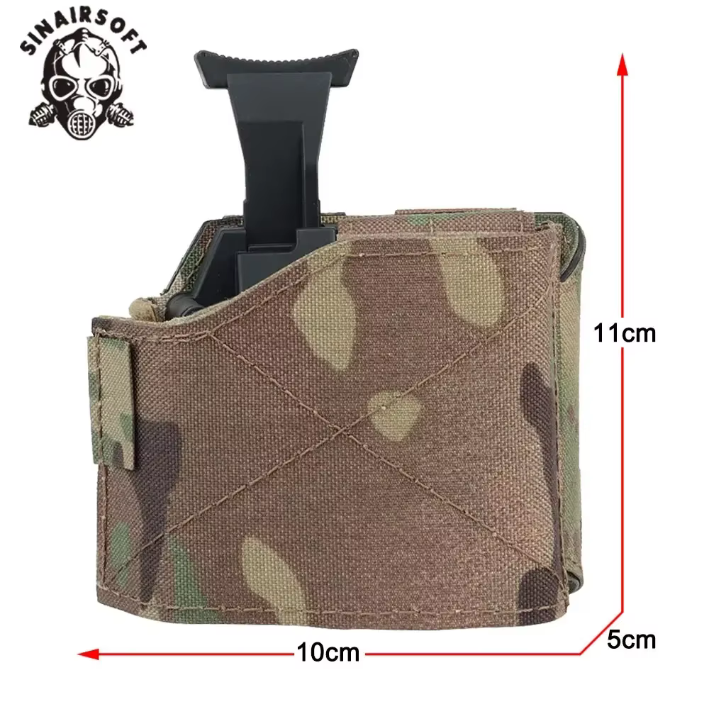 SINAIRSOFT funda pistola MOLLE Glock 17/19 y 1911 para cinturón - imagen 5