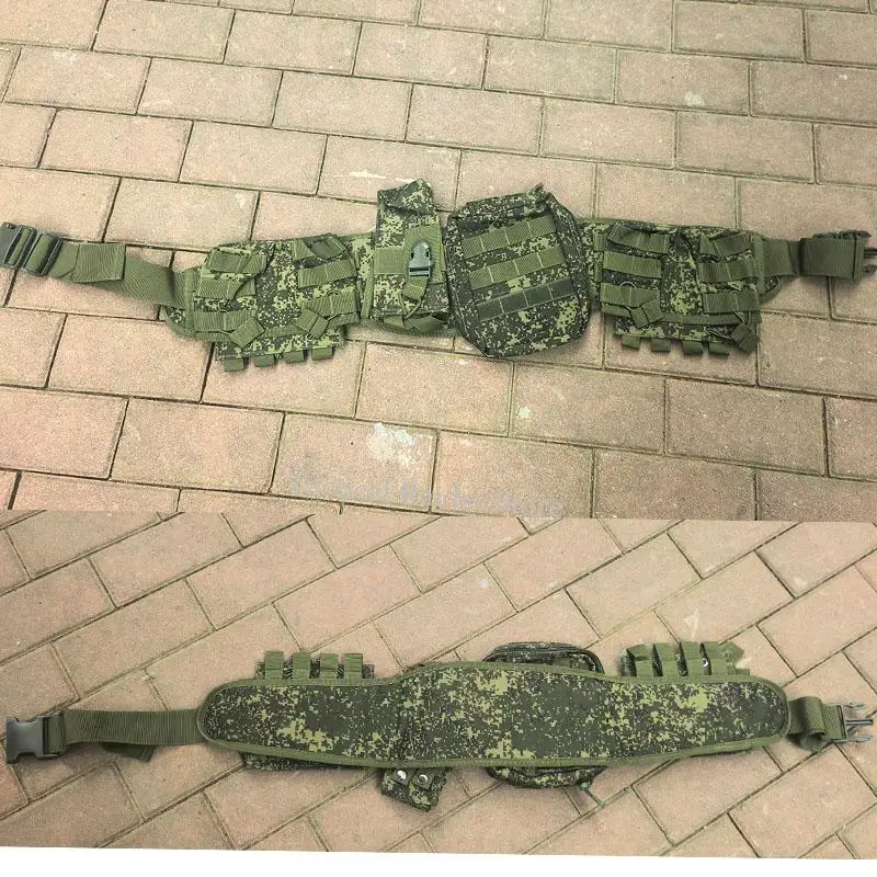 Cinturón táctico MOLLE camuflaje multifuncional exterior entrenamiento