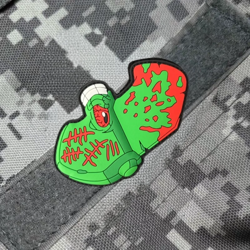 Parche decorativo para mochila militar con fijación