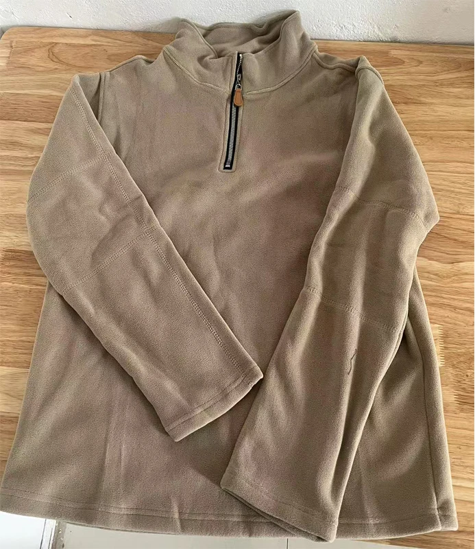 Chaqueta de forro polar cargo táctica hombre, cuello estándar - imagen 5