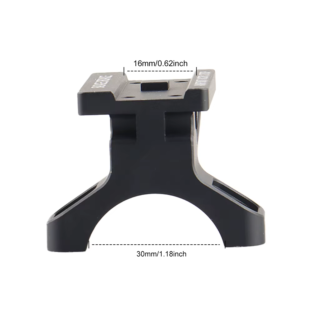 Montaje de rifle para mira punto rojo de caza en aluminio - imagen 3
