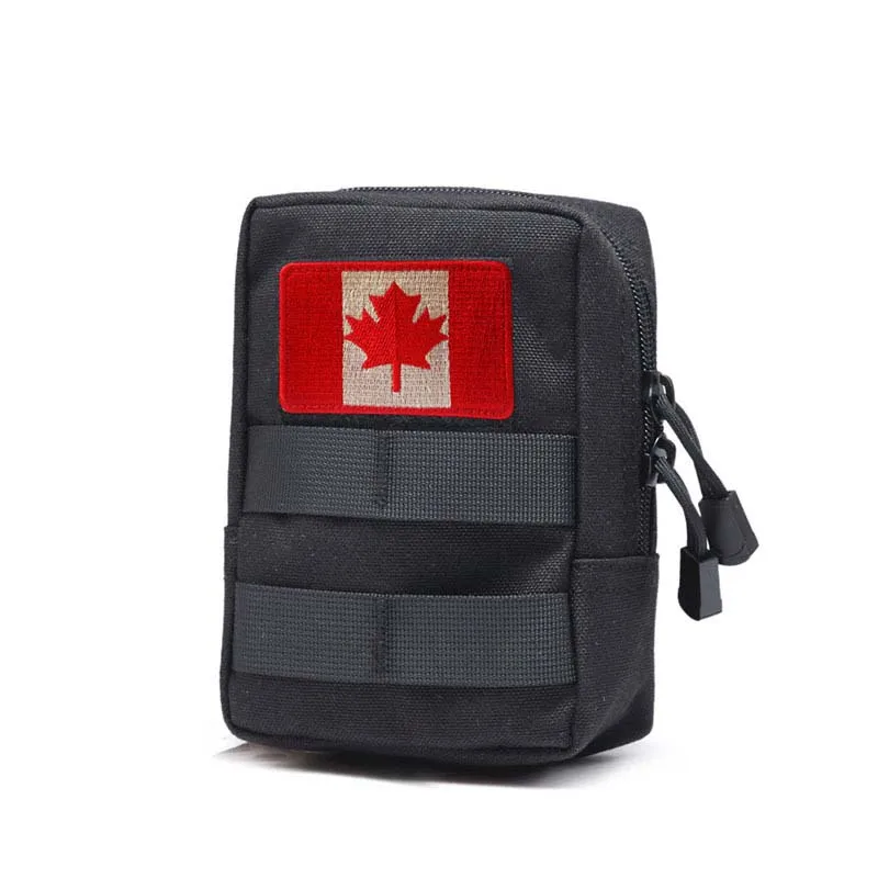 Parche táctico PVC insignia hoja de arce bandera Canadá reflectante - imagen 5