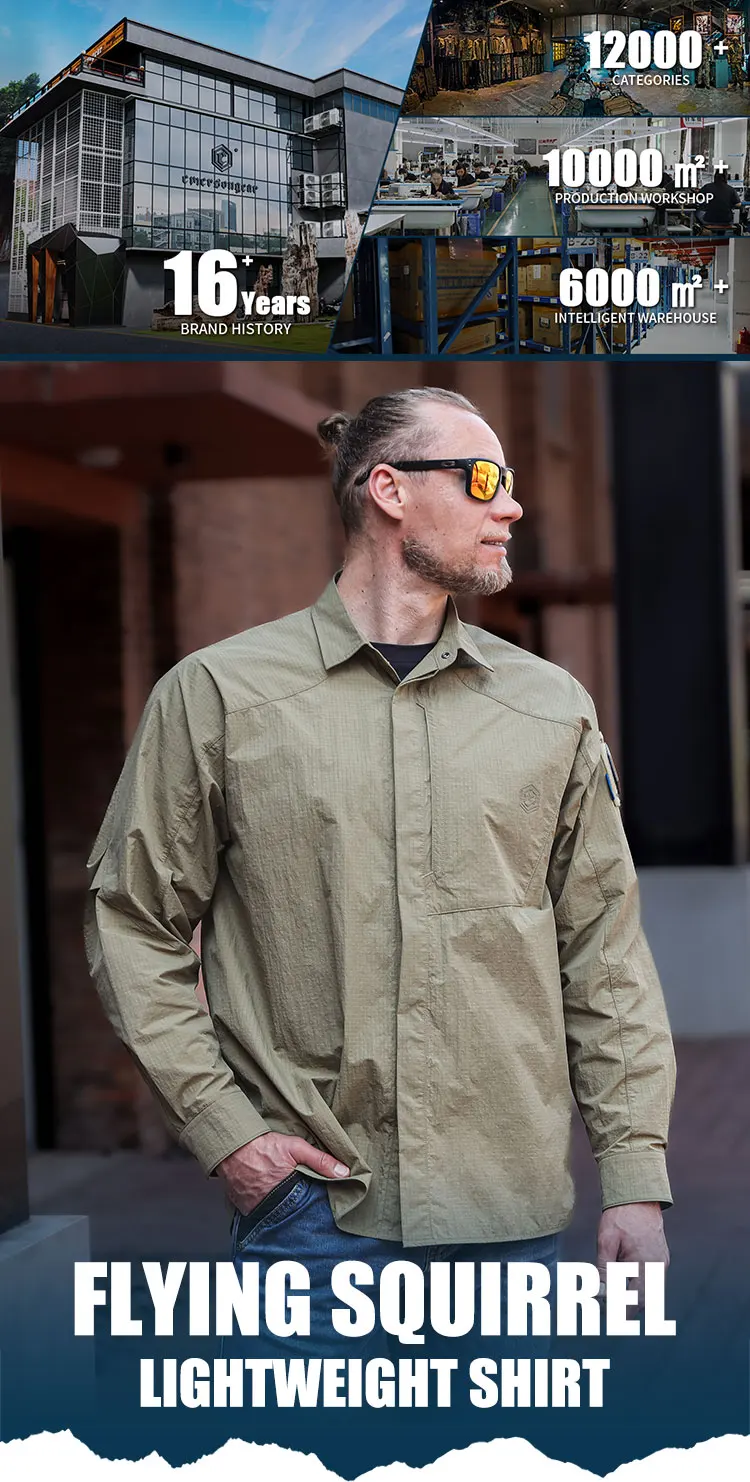 Vista de la camiseta ligera en color Blue Label “Flying Squirrel”.