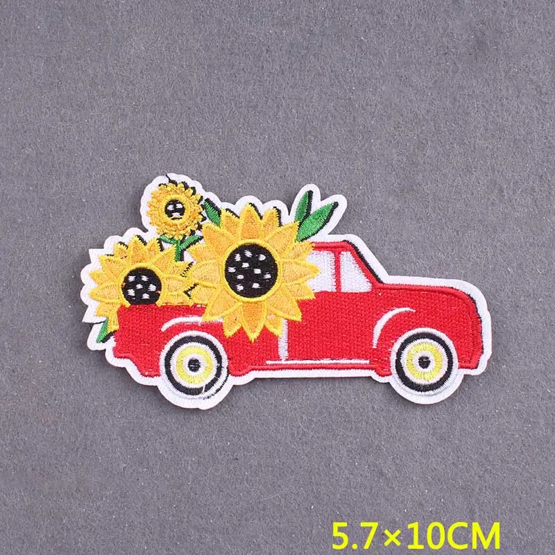 Parche bordado termoadhesivo flores para ropa y equipo táctico - imagen 5