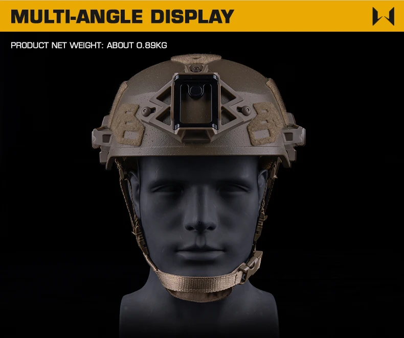 Casco lateral con detalle de ajuste