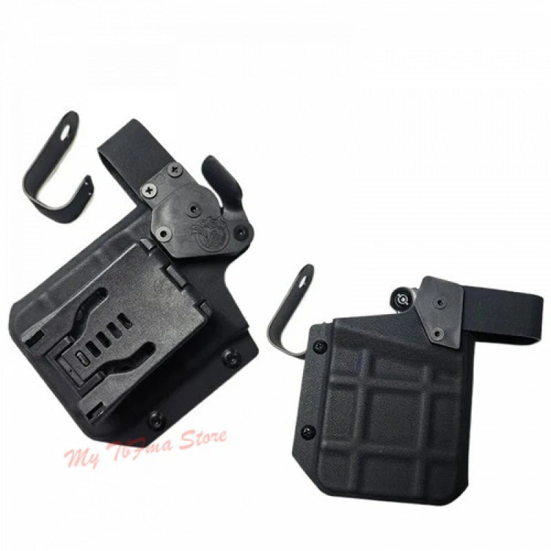 Funda táctica Kydex liberación rápida con cierre pulgar MOLLE - imagen 2
