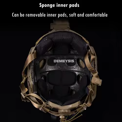 Casco táctico Airsoft con doble lente y máscara ajustable