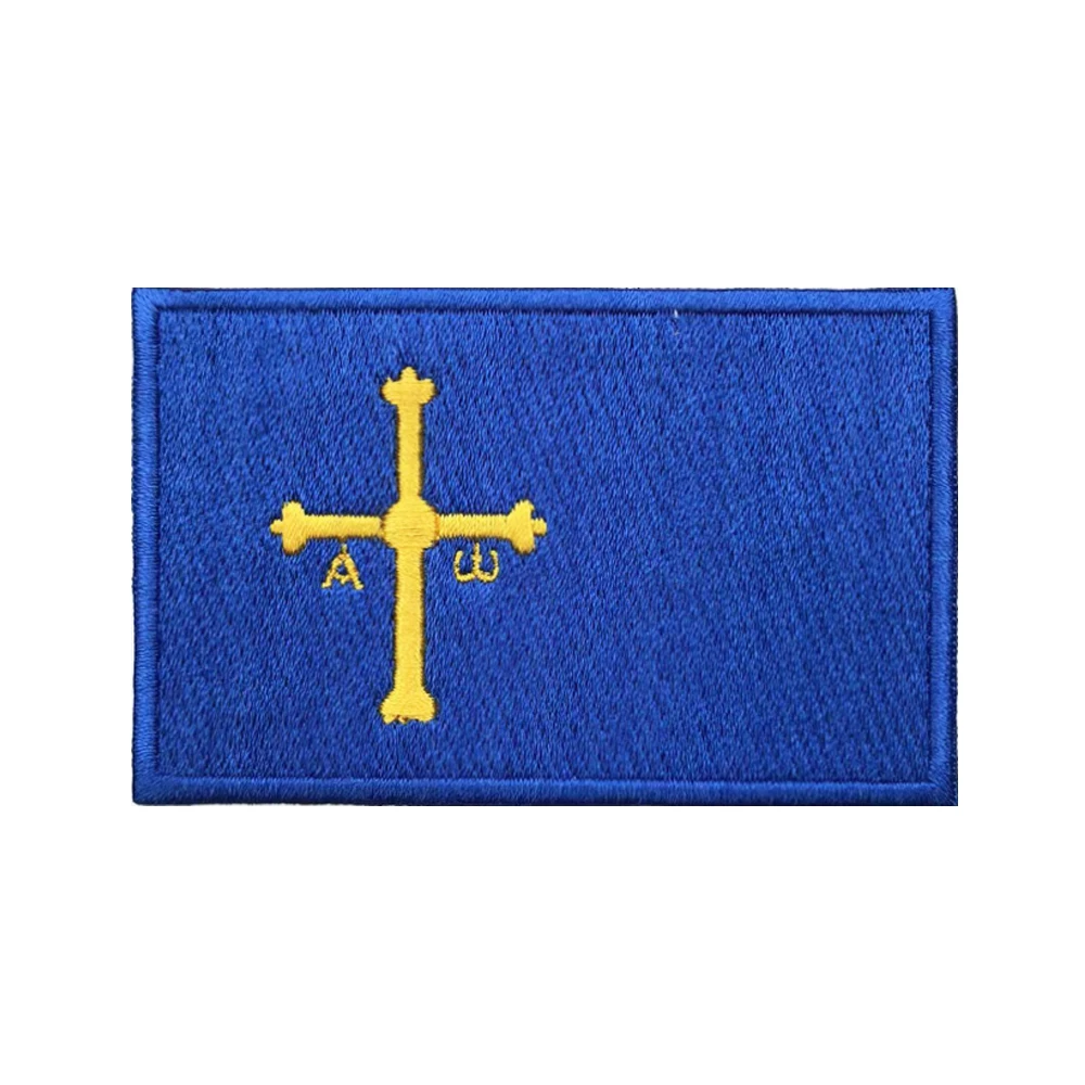 Parche bordado Asturias – Insignia para brazo con velcro - imagen 2