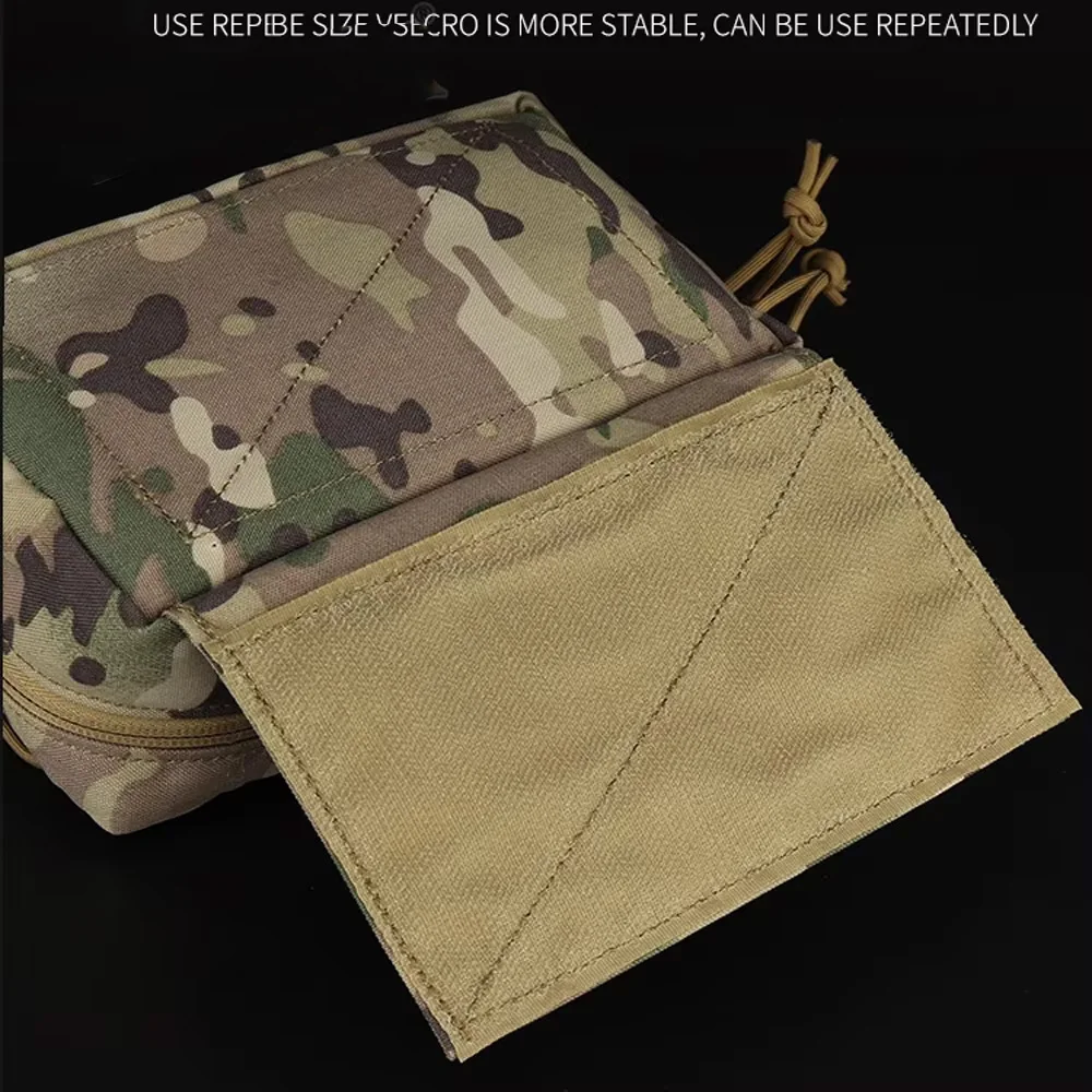 Bolsa táctica colgante MOLLE para portaplacas con riñonera - imagen 5