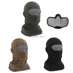 Máscara facial táctica V1 para airsoft con malla transpirable