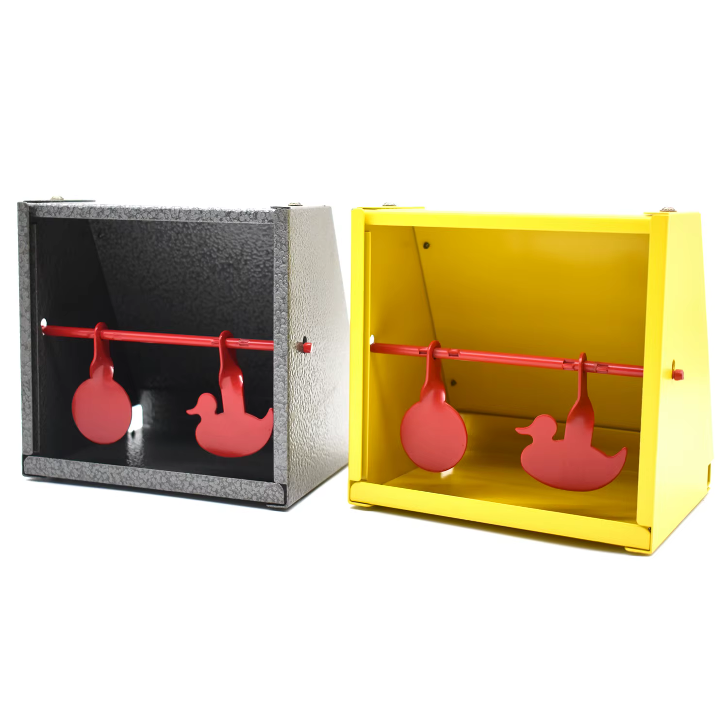 Caja metálica tiro táctico con dianas práctica pistola rifle