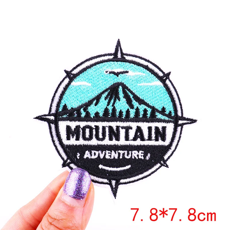 Parche bordado montaña táctico para ropa exterior - imagen 4