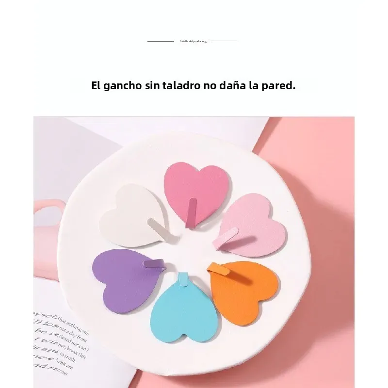 Gancho adhesivo fuerte sin perforaciones ni marcas para hogar y puerta - imagen 5